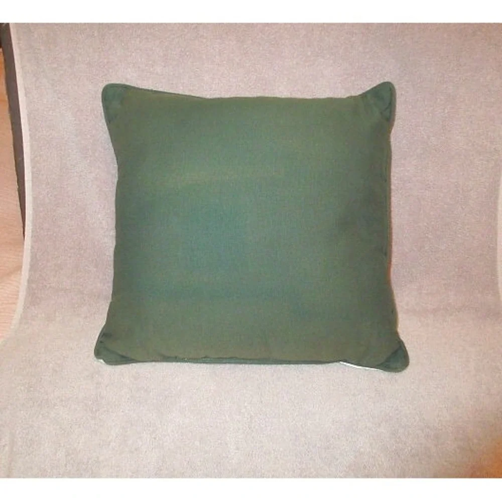 Vtg Cat Tapestry Throw Pillow 16